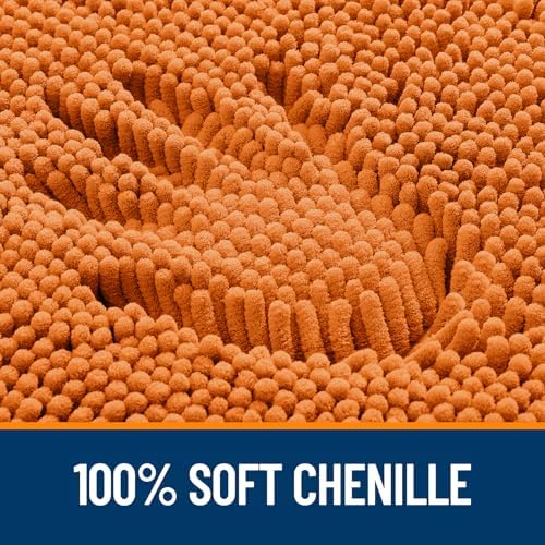 OLANLY Bathroom Runner Rugs 40x24, Extra Soft Absorbent Chenille Bath Rugs