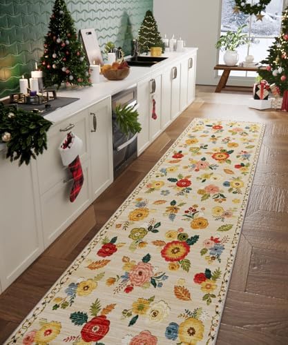 Machine Washable Rug Runners for Hallways: 2x10 Kitchen Rug Non Slip Carpet