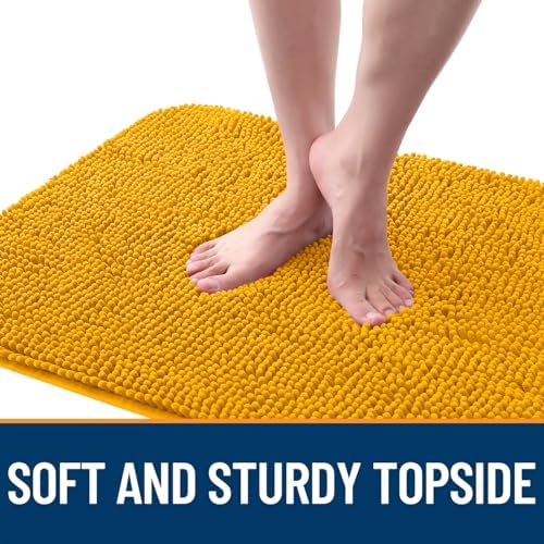 OLANLY Dog Door Mat for Muddy Paws 59x35, Super Absorbent Chenille Mud Mat