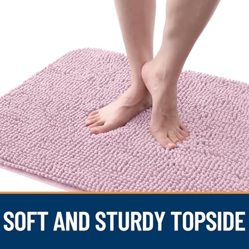 OLANLY Dog Door Mat for Muddy Paws 70x32, Super Absorbent Chenille Mud Mat