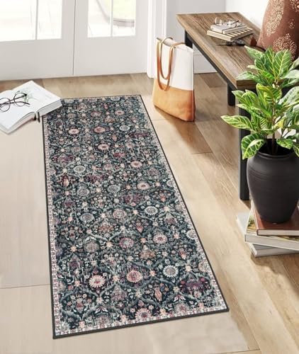 Lahome Moroccan Kitchen Runner, 2x5 Rug Runners for Hallways Non Slip