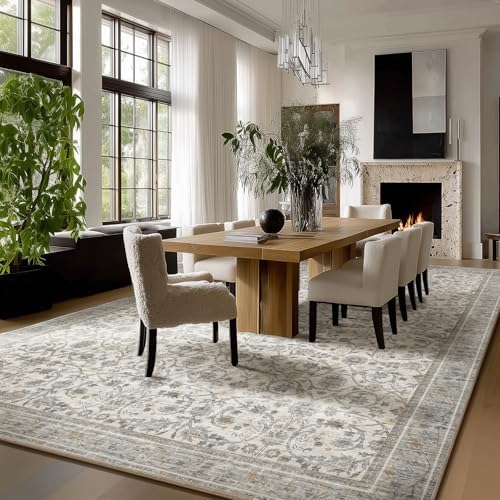 Machine Washable Rugs for Living Room: 9x12 Area Rugs for Bedroom