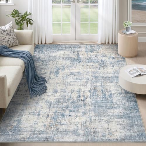 Abstract Area Rug 3x5 Ft Washable Rugs for Entryway Indoor