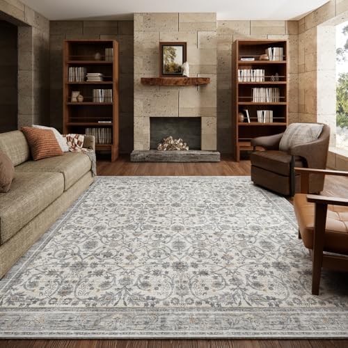 Machine Washable Rugs for Living Room: 8x10 Area Rugs for Bedroom