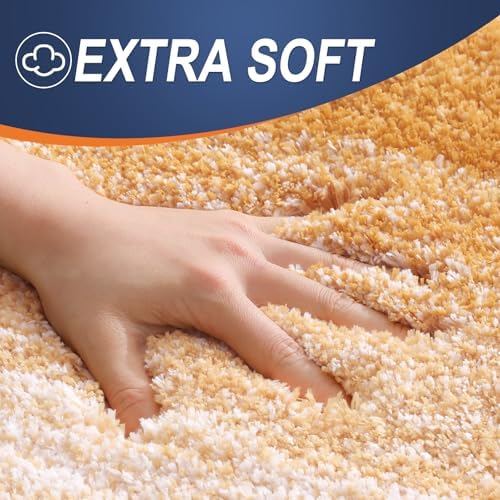 OLANLY Bathroom Runner Rug 47x20, Extra Soft Absorbent Microfiber Bath Rugs