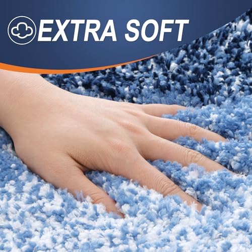 OLANLY Bathroom Runner Rug 70x24, Extra Soft Absorbent Microfiber Bath Rugs