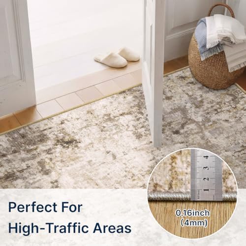 5x7 Area Rugs Washable Living Room Rug Non Slip Soft Carpets