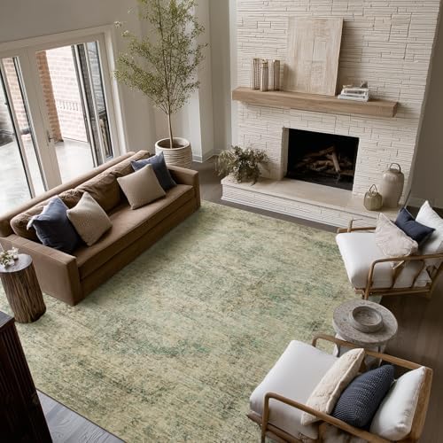 Machine Washable Rugs for Living Room: 6x9 Area Rugs for Bedroom