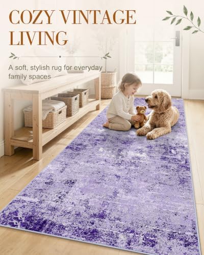 OLANLY 3x5 Washable Accent Rug, Soft Non Slip Carpet for Entryway Bedside