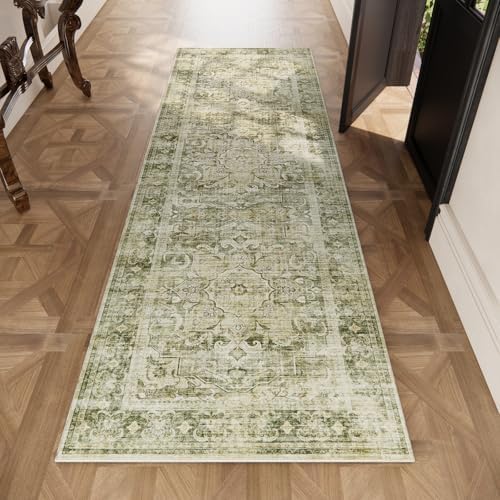 Hallway Runner Rug Non Slip: 2'6"x8' Washable Kitchen Rugs Carpet Runner