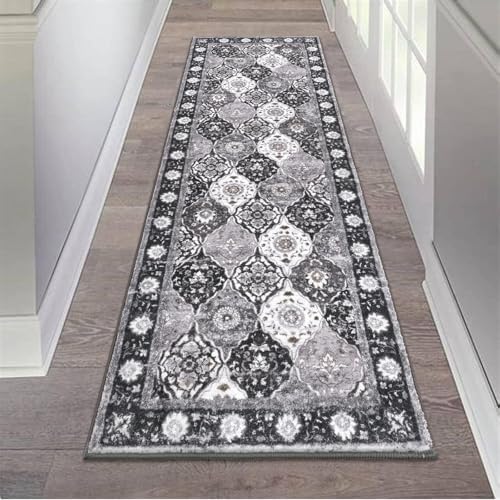 HEBE Hallway Runner Rug 2'x6', Washable Non Slip Kitchen Rug Runner