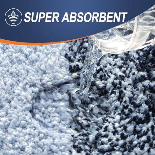 OLANLY Bathroom Runner Rug 59x17, Extra Soft Absorbent Microfiber Bath Rugs