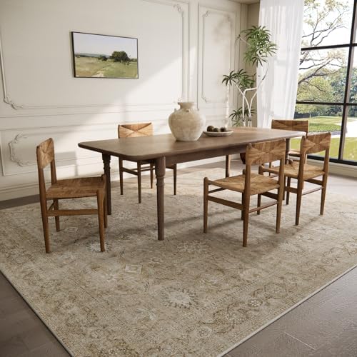 8x10 Area Rugs for Living Room: Washable Rugs for Bedroom Non Slip Carpet