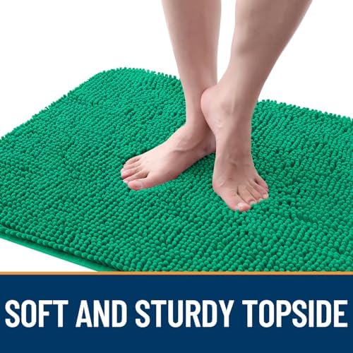 OLANLY Dog Door Mat for Muddy Paws 30x20, Super Absorbent Chenille Mud Mat
