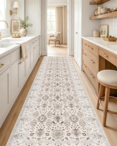 OLANLY 2x8 Washable Runner Rug, Soft Non Slip Carpet for Hallway Kitchen