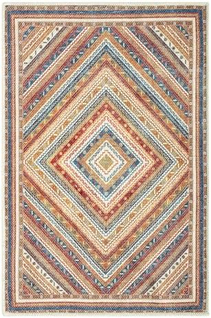 Keen Home Design Vintage Washable Entryway Rug, Non-Slip Low Pile, 2x3