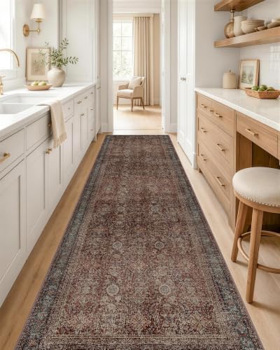 OLANLY 2x8 Washable Runner Rug, Soft Non Slip Carpet for Hallway Kitchen