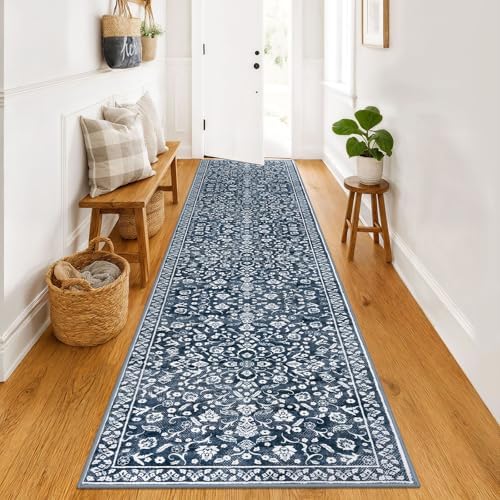 Vintage Washable Runners for Hallway 3x12 Runner Rug Non Slip