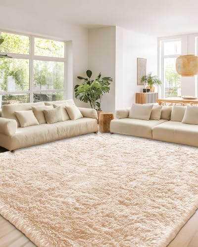 Smiry Area Rugs for Living Room Bedroom 2x8 ft, Fluffy Washable Carpet