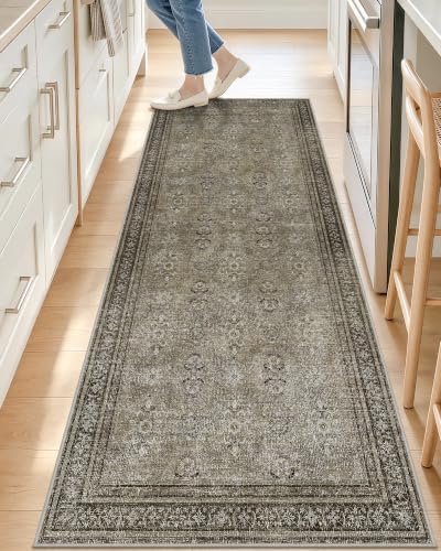 OLANLY 2x6 Washable Runner Rug, Soft Non Slip Carpet for Hallway Kitchen