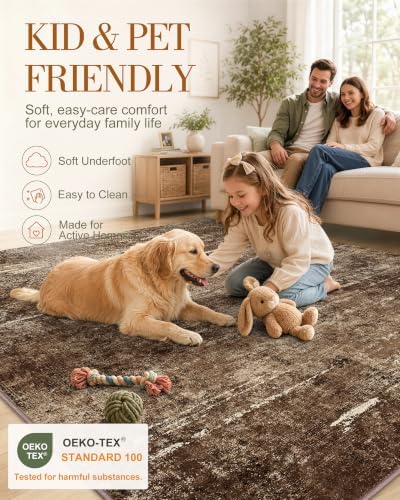 OLANLY 2x5 Washable Runner Rug, Soft Non Slip Carpet for Hallway Kitchen