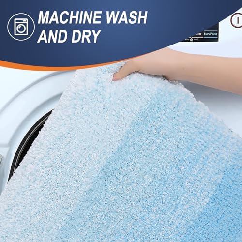 OLANLY Bathroom Rugs Mat 34x21, Extra Soft Absorbent Microfiber Bath Rugs