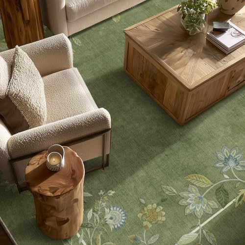 6x9 Living Room Area Rugs: Washable Bedroom Rug Non Slip Soft Large Carpet
