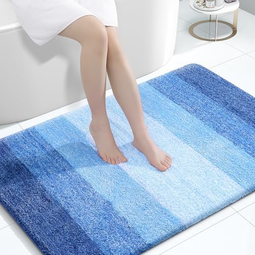 OLANLY Large Bathroom Rugs 60x40, Extra Soft Absorbent Microfiber Bath Rugs