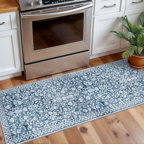 Vintage 2x5 Rug Washable Hallway Runner Non Slip Kitchen Runner