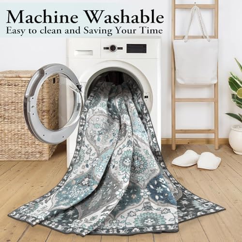 Lahome Moroccan Washable Rugs 9x12, Soft 9x12 Area Rug for Living Room