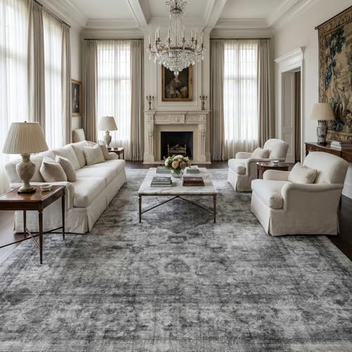 Homemate Washable Rug 10x12 Area Rugs - Vintage Rugs for Living Room