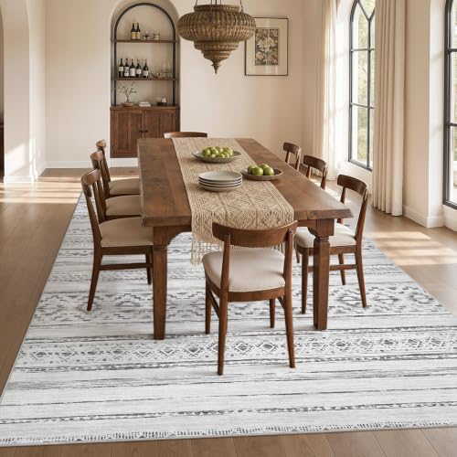 cotiled Boho 5x8 Area Rugs for Living Room: Soft Moroccan Washable Rug