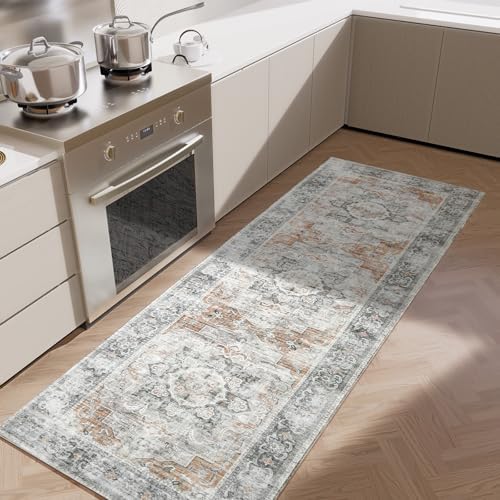 Kitchen Runner Rugs Non Slip: 2x6 Washable Rug Carpet Runners for Hallways