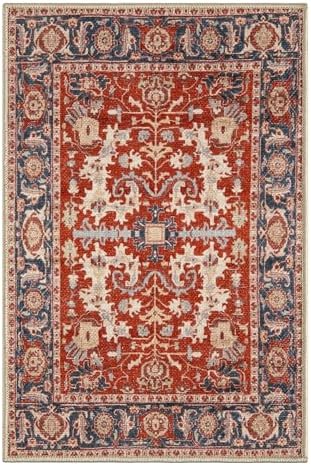 Keen Home Design Vintage Washable Entryway Rug, Non-Slip Low Pile, 2x3