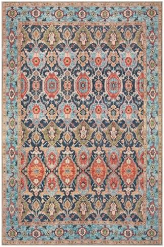 Keen Home Design Vintage Washable Area Rug, Non-Slip Low Pile, 8x10