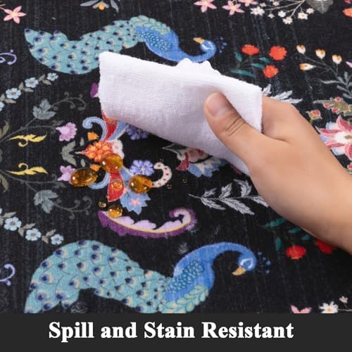 HEBE Hallway Runner Rug 2'x6', Washable Non Slip Kitchen Rug Runner