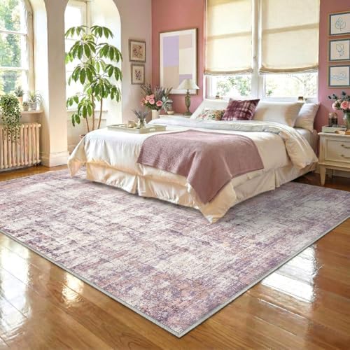 10x12 Area Rugs Washable Modern Abstract Living Room Bedroom Rug