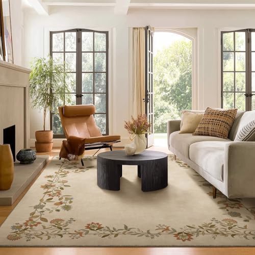 6x9 Area Rugs for Living Room: Washable Bedroom Rug Non Slip Large Carpet