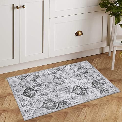 Lahome Moroccan 2x3 Rugs for Entryway, Soft Kitchen Rugs Non Slip Washable