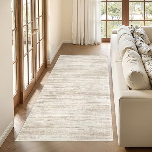 3x6 Runner Rug Non Slip,Washable Hallway Runner Rug,Brown