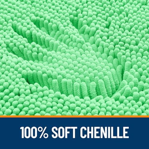 OLANLY Bathroom Rugs 34x21, Extra Soft Absorbent Chenille Bath Rugs