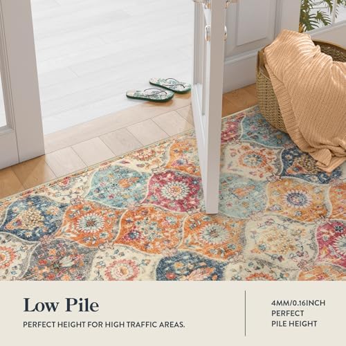 Lahome Moroccan Washable Runner, 2x6 Kitchen Runners for Hallways 6 Feet