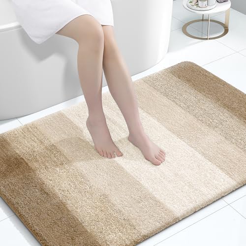 OLANLY Large Bathroom Rugs 44x32, Extra Soft Absorbent Microfiber Bath Rugs