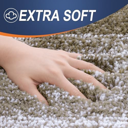 OLANLY Bathroom Runner Rug 54x24, Extra Soft Absorbent Microfiber Bath Rugs