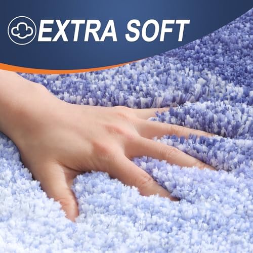 OLANLY Bathroom Runner Rug 45x27, Extra Soft Absorbent Microfiber Bath Rugs