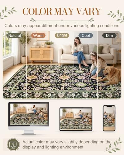 OLANLY 2x6 Washable Runner Rug, Soft Non Slip Carpet for Hallway Kitchen