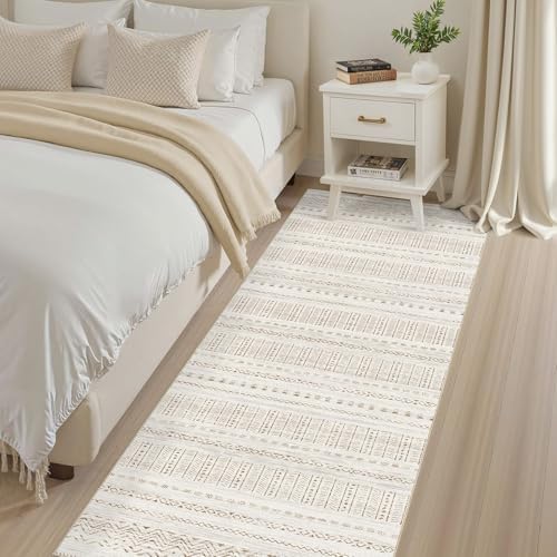cotiled Hallway 2.6x8 Runner Rugs Washable Boho Moroccan Soft Rug