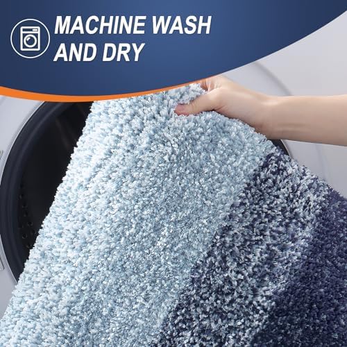 OLANLY Large Bathroom Rugs 50x30, Extra Soft Absorbent Microfiber Bath Rugs