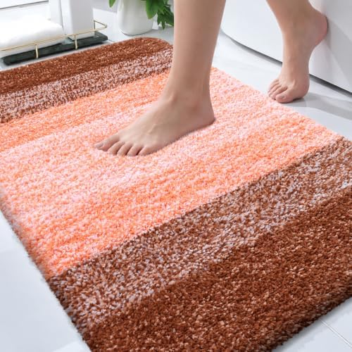 OLANLY Bathroom Rugs Mat 30x20, Extra Soft Absorbent Microfiber Bath Rugs