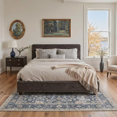 Bavni 2X5 Washable Hallway Runner Rug, Boho Vintage Non Slip
